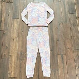 Kensie Girl Tie Dye Hearts Pajama Set 10